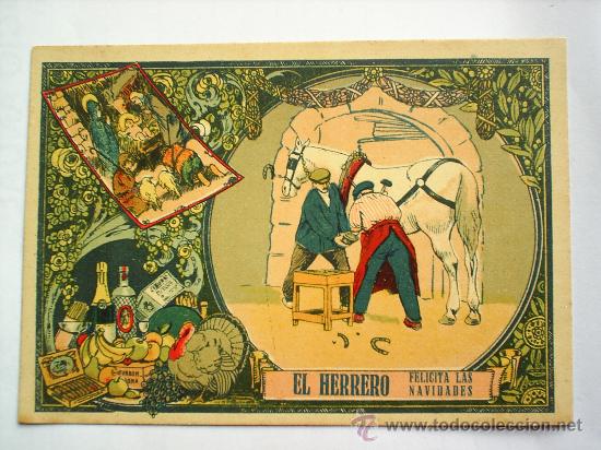 Postales: FELICITACION DE NAVIDAD-EL HERRERO - Foto 1