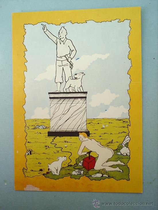 Postales: POSTAL TINTIN EN SUIZA --SIN CIRCULAR 1976