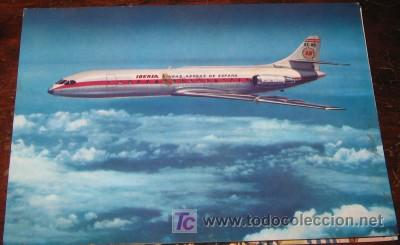 Postales: POSTAL CON PUBLICIDAD DE IBERIA - Foto 1