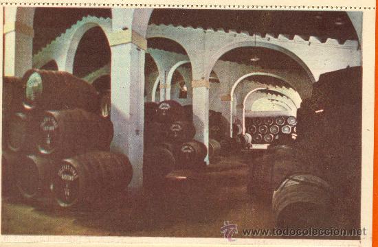 Postales: Gonzalez Byass. A&ntilde;os 50. Sin circular. Bodega de la - Foto 1