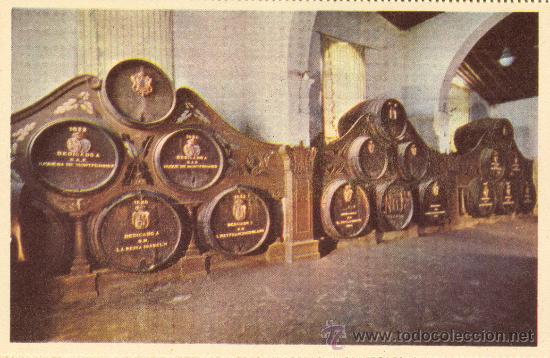 Postales: Gonzalez Byass. A&ntilde;os 50. Sin circular. Bodega de los Reyes - Foto 1