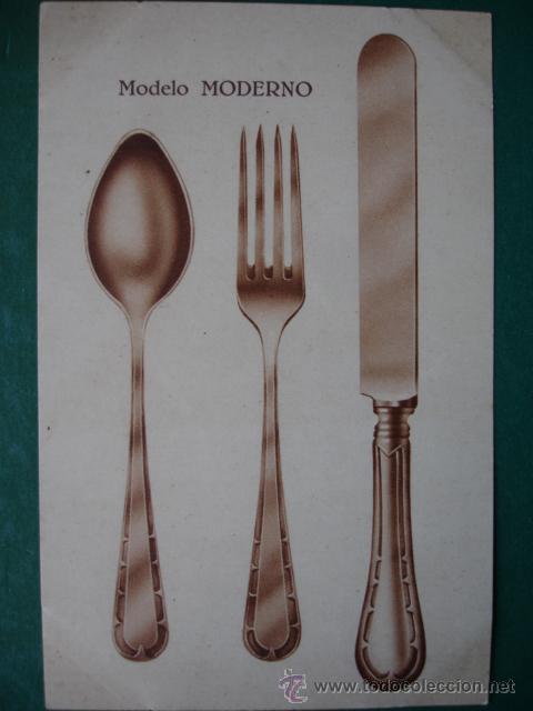 Postales: CUBERTERIA,MODELO MODERNO - Foto 1
