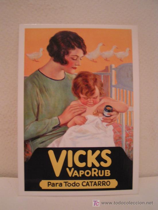 Cartes Postales: POSTAL PUBLICITARIA - VICKS VAPORUB - PARA TODO CATARRO