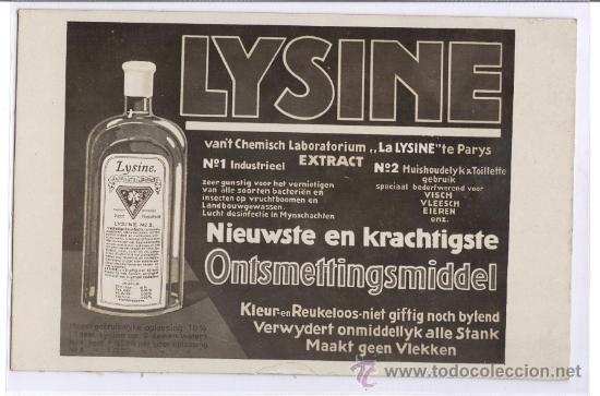 Postales: Lysine. Desinfectante. - Foto 1