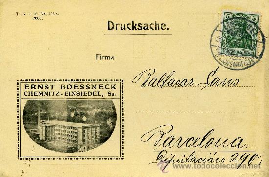 Postales: POSTAL PUBLICITARIA DE ERNST BOESSECK - Foto 1