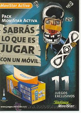 Postales: 7-1589. Postal Movistar Activa - Foto 1