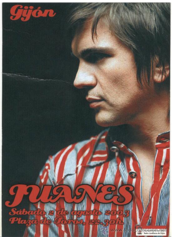 Postales: Concierto Juanes (Gij&oacute;n. 2003) - Foto 1