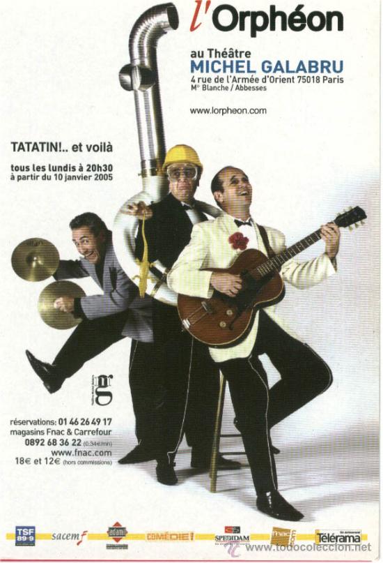 Postales: Teatro Michel Galabru (Par&iacute;s. 2005): Lorph&eacute;on - Foto 1