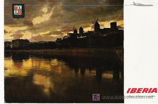 Postales: IBERIA - MALLORCA - PALMA - ESCUDO DE ORO - - Foto 1