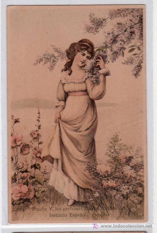 Cartoline: TARJETA POSTAL PUBLICITARIA DE LOS PERFUMES ANFORA