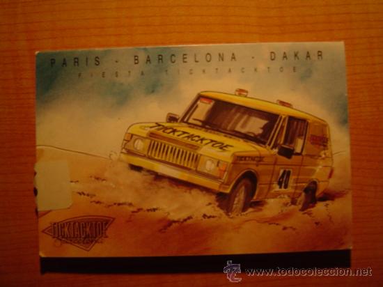 Postales: POSTAL PARIS BARCELONA DAKAR  INVITACION - Foto 1
