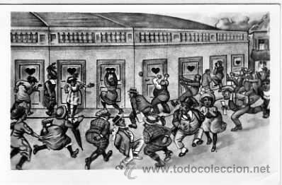 Postales: POSTAL COMICA AGUAS DE CESTONA - Foto 1