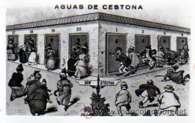 Postales: POSTAL COMICA AGUAS DE CESTONA - Foto 1