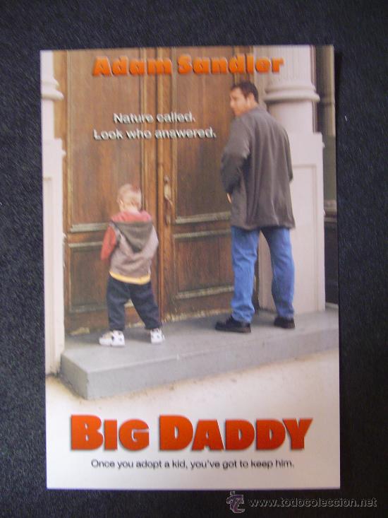 Postales: Postal pel&iacute;cula BIG DADDY en ingl&eacute;s. Cine - Foto 1