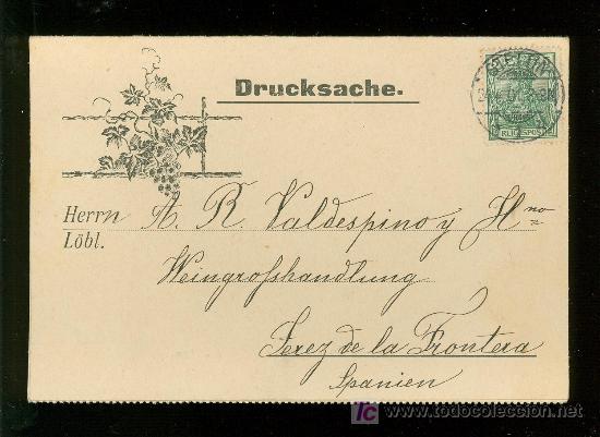 Postales: TARJETA POSTAL PUBLICITARIA. DRUCKSACHE. 1901. - Foto 1