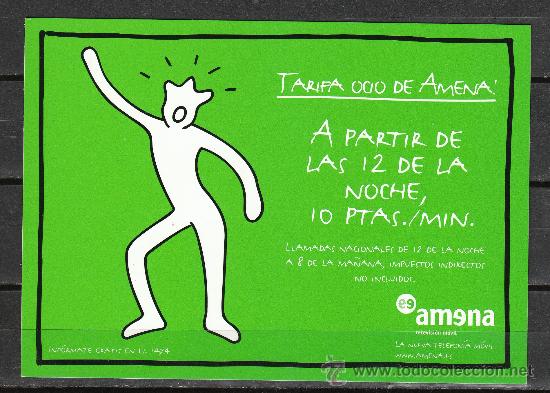 Postales: AMENA. TARIFA OCIO - Foto 1