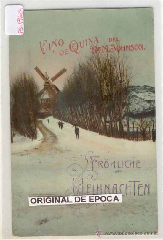 Postales: (PS-19624)POSTAL PUBLICITARIA DE VINO DE QUINA DEL DR.M.JOHSON