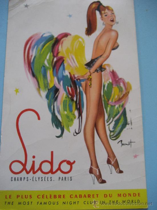 Postales: Lido. Cabaret. Paris. Circulada 1958 - Foto 1