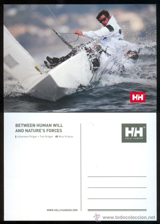 Postales: POSTAL PUBLICITARIA ** HELLY HANSEN ** TEMA MAR&Iacute;TIMO - Foto 1