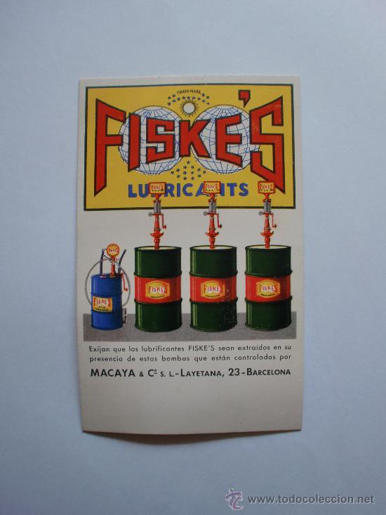 Postales: FISKES LUBRICANTS - Foto 1