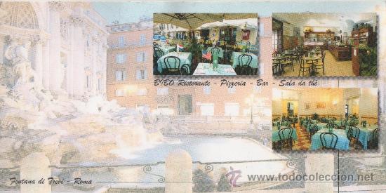 Postales: BIBO. RESTAURANT PIZZERIA. ROMA. - Foto 1
