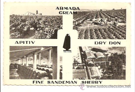 Postales: Postal publicitaria de Sandeman - Foto 1