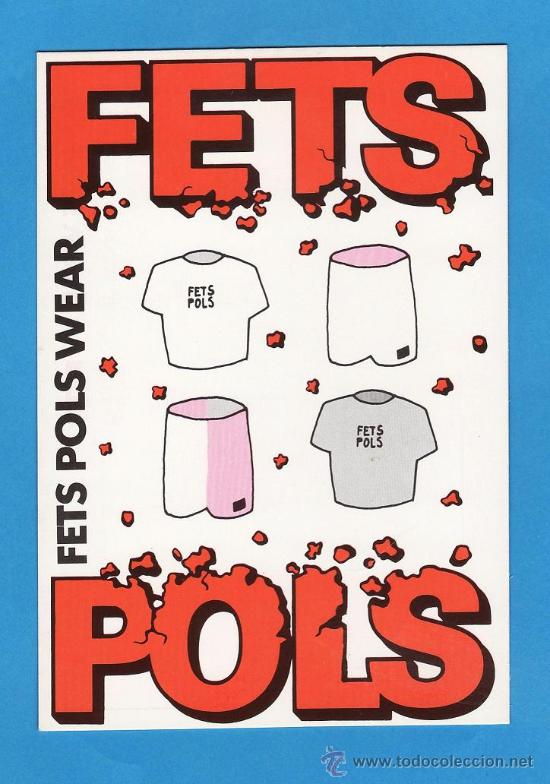 Postales: fets pols - fets pols wear - en las mejores tiendas de deporte - ed. vanguardia - a&ntilde;os 90