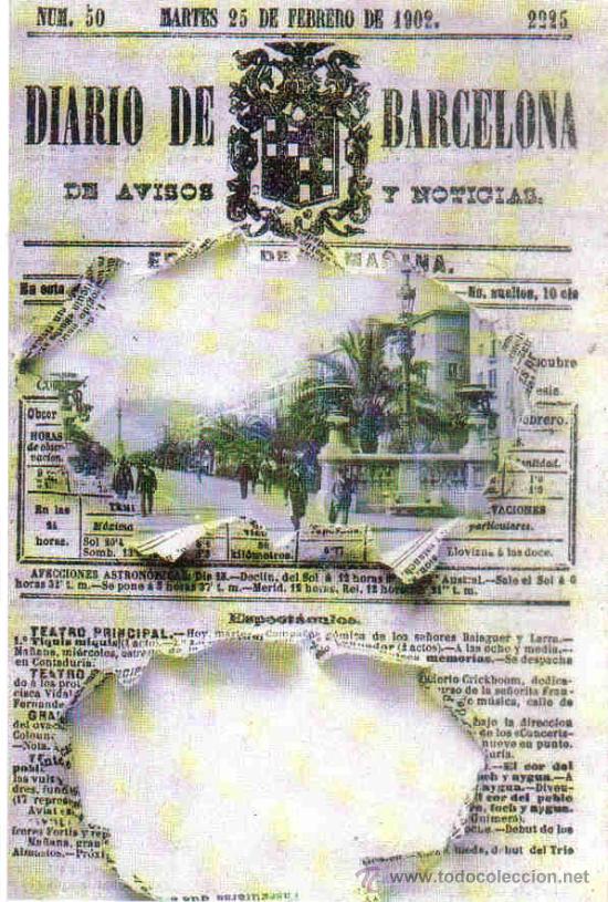 Postales: Historia Gr&aacute;fica del Siglo XX - Reproducci&oacute;n 1982 - Diario de Barcelona
