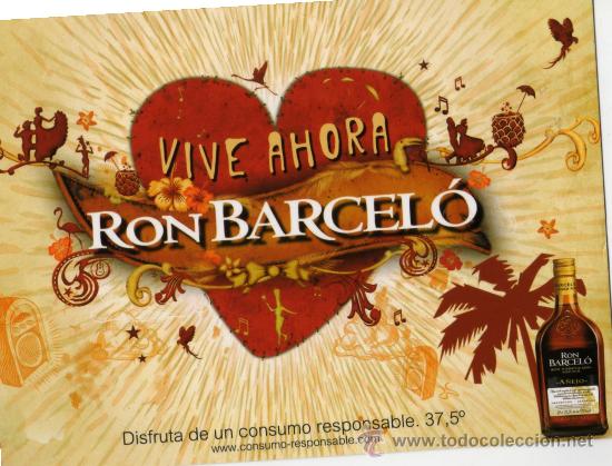 Postales: RON BARCEL&Oacute; VIVE AHORA NUEVA SIN CIRCULAR - Foto 1