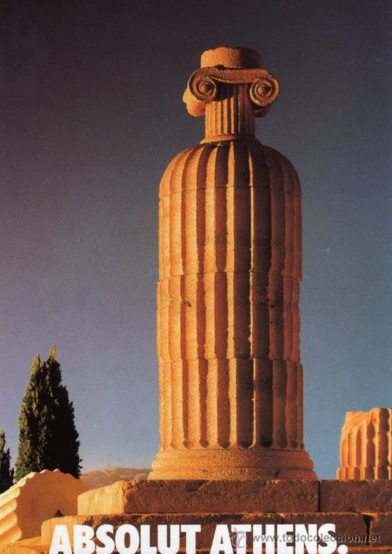 Postales: ABSOLUT VODKA ATHENS NUEVA SIN CIRCULAR - Foto 1