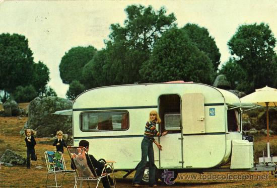 Postkarten: SEIDA DIVISI&Oacute;N CARAVANAS A&Ntilde;O 1975 ESCRITA CIRCULADA SELLO