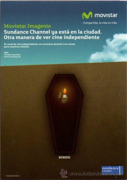 Postales: MOVISTAR. SUNDANCE CHANNEL. POSTALFREE. 2011. - Foto 1