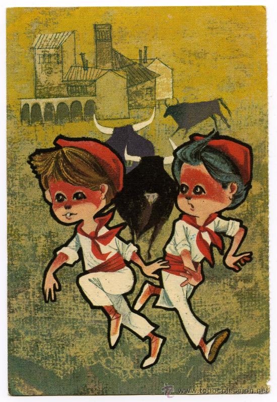 Postcards: POSTAL A&Ntilde;OS 60 CAMPA&Ntilde;A NOVATROPINA INFANTIL - Navarra 1963-1964