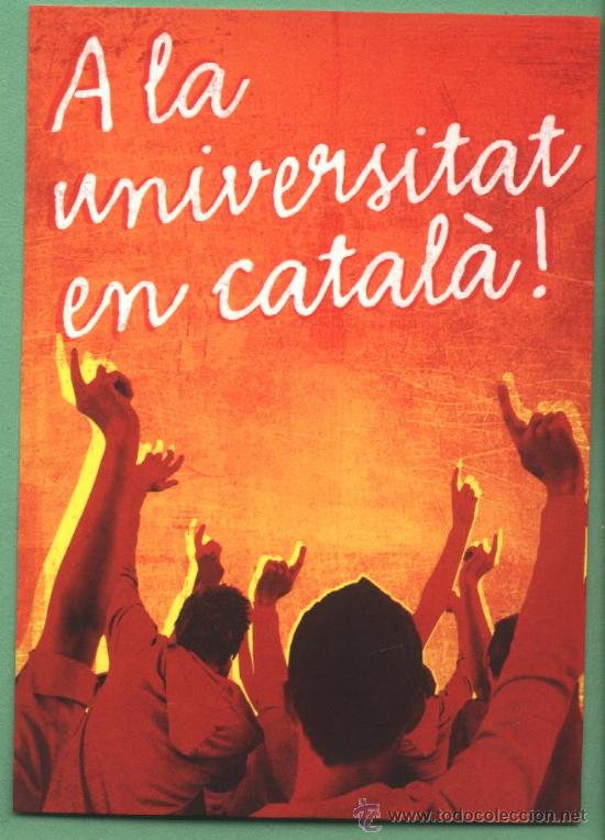 Postales: Postal A la Universitat, en catal&agrave; / Plataforma per la llengua / Nova - Foto 1
