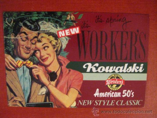 Postales: POSTAL PUBLICIDAD  ZAPATOS WORKERS - Foto 1