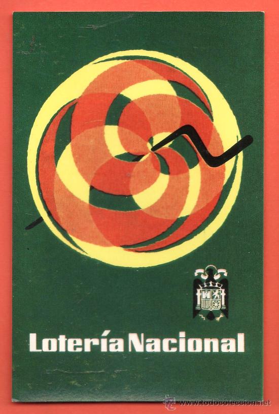 Postkarten: loteria nacional - serie a n&ordm; 7 - cartel de ignacio vizcaino - bombo - ed. fnmt - sin circular