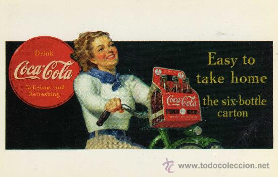 Postales: POSTAL COCA-COLA DELICIOUS AND REFRESHING SIN CIRCULAR - Foto 1