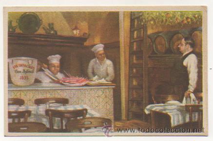 Postkarten: RESTAURANTE LOS CARACOLES. PUBLICIDAD.