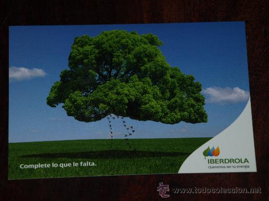 Postales: POSTAL IBERDROLA. ARBOL . - Foto 1