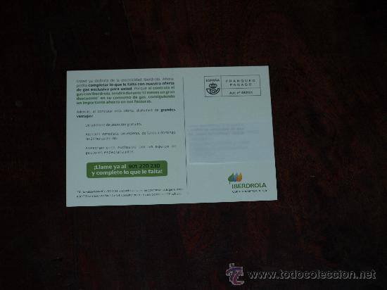 Postales: POSTAL IBERDROLA. ARBOL . - Foto 2