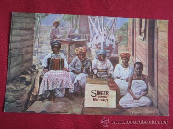 Postales: SINGER -AFRICA - CONGO - Foto 1