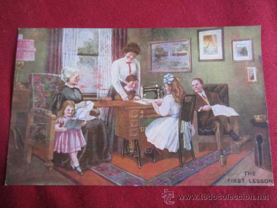 Postales: SINGER - THE FIRST LESSON - Foto 1