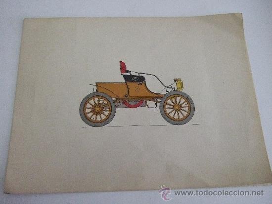 Postales: TARJETA PUBLICIDAD MEDICAMENTO HIDROCORTISONA AMOR GIL - 18X24 - COCHE ANTIGUO - MATASELLOS 1967
