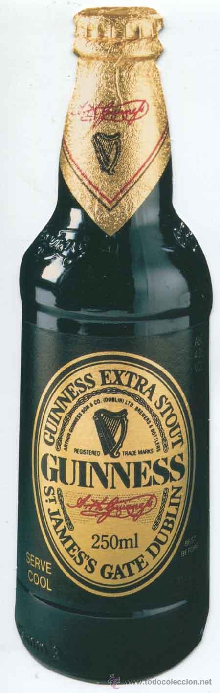 Postales: Postal troquelada cerveza Guinness - Foto 1