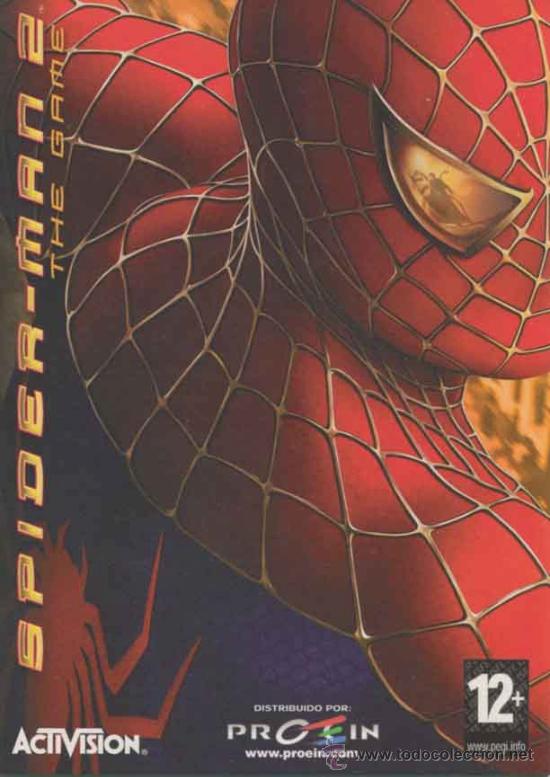 Postales: Postal publicitaria del juego de Spiderman 2 - Foto 1