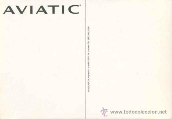 Postales: Postal publicitaria Aviatic color - Foto 2