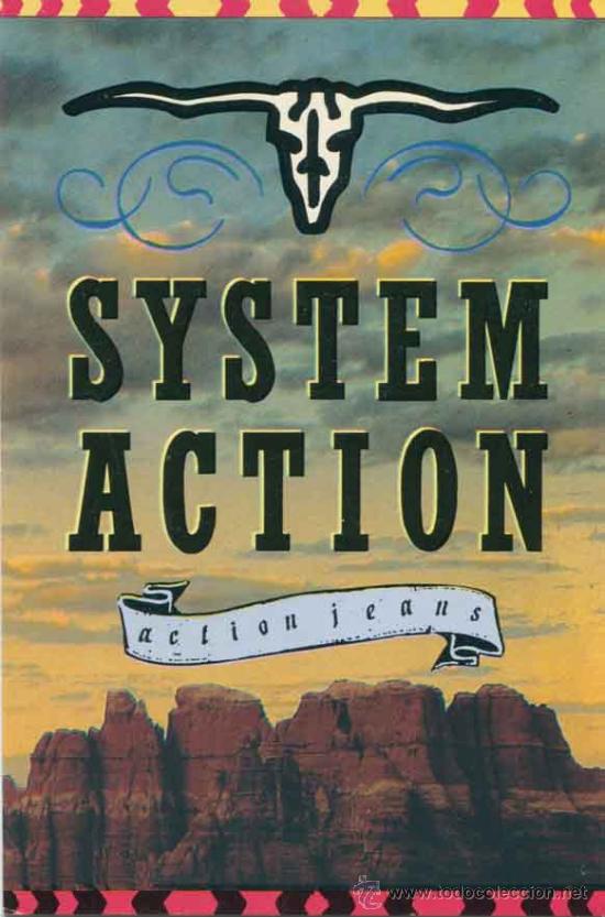 Postales: Postal folleto publicitario System Action - Foto 1