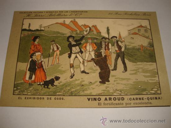 Postales: ANTIGUA TARJETA POSTAL ORIGINAL COLECCION VINO AROUD ( CARNE -QUINA ) LABORATORIOS H. FERRE