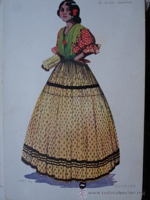 Postales: GRANADA .PERFUMERIAS GAL.TRAJES - Foto 1