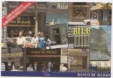Postales: Postal publicitaria del Banco de Bilbao - Foto 1